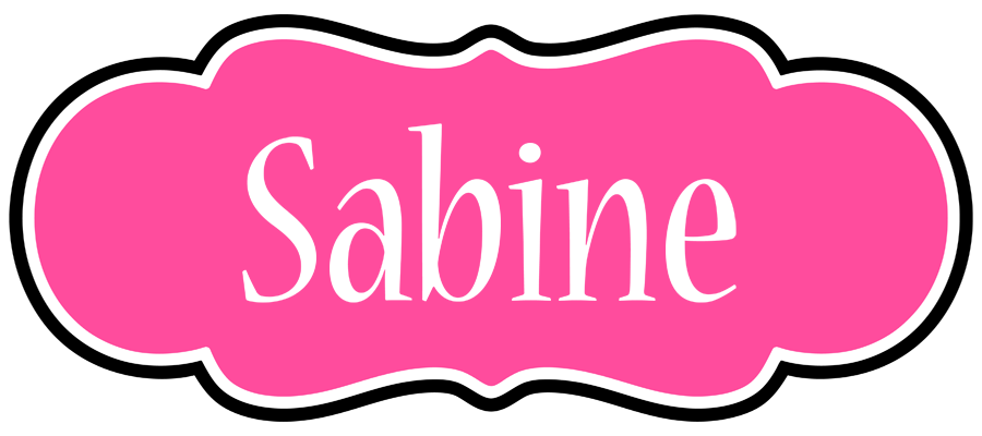 Sabine invitation logo