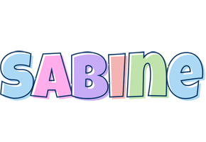 Sabine pastel logo