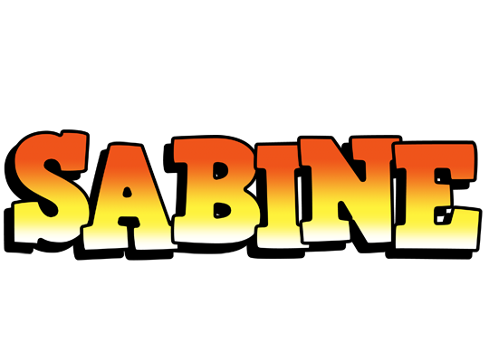 Sabine sunset logo