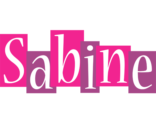 Sabine whine logo
