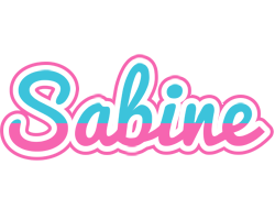 Sabine woman logo