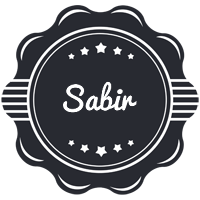 Sabir badge logo