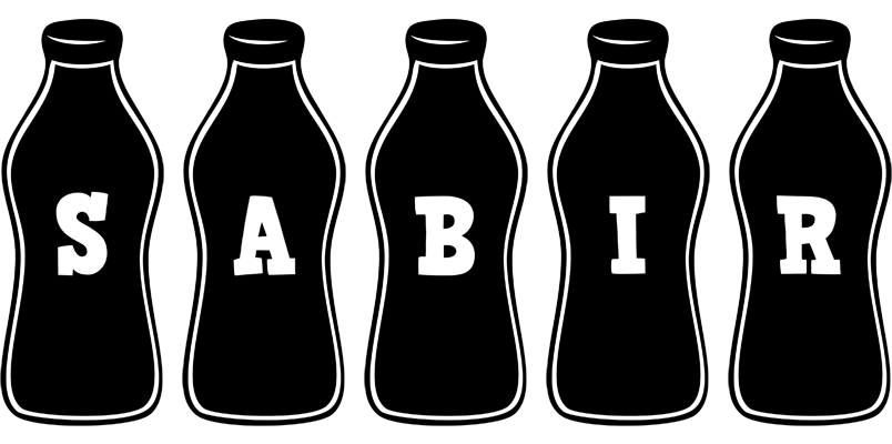 Sabir bottle logo