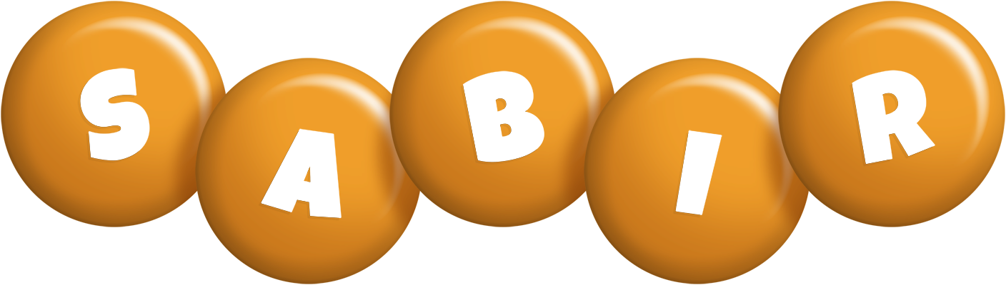Sabir candy-orange logo