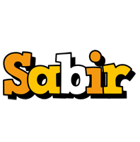 Sabir cartoon logo