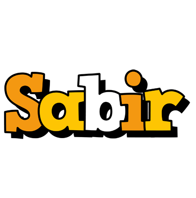 Sabir cartoon logo