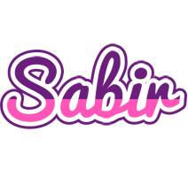 Sabir cheerful logo