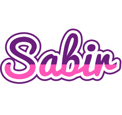 Sabir cheerful logo