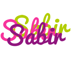 Sabir flowers logo