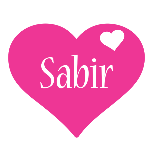 Sabir love-heart logo