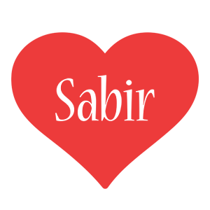 Sabir love logo