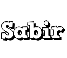 Sabir snowing logo