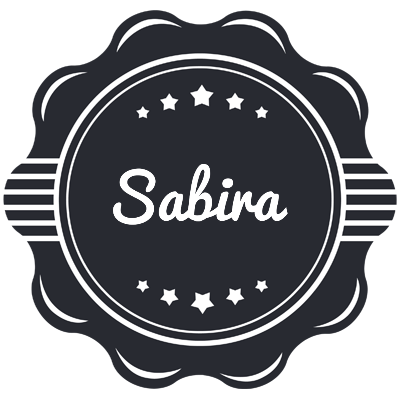 Sabira badge logo