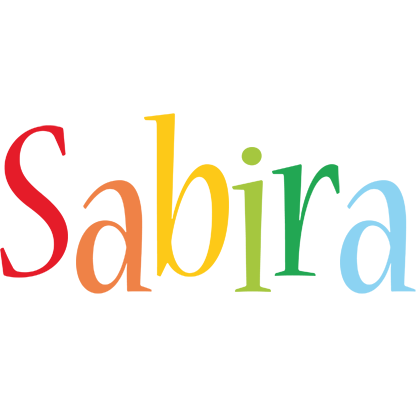 Sabira birthday logo