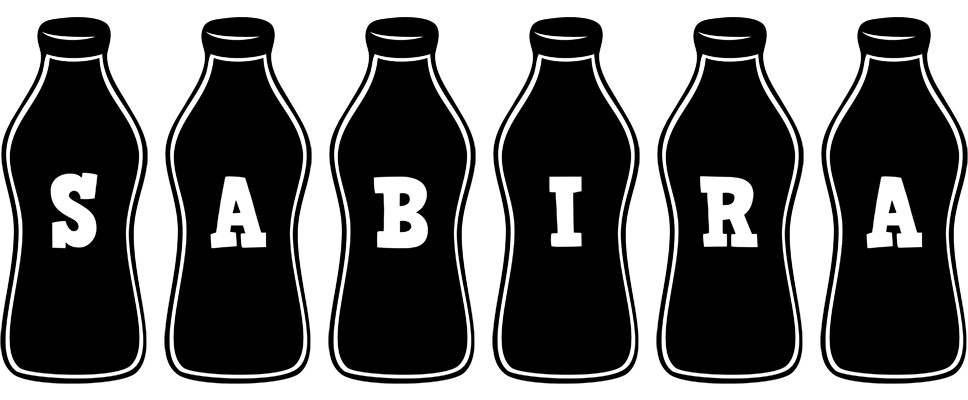Sabira bottle logo