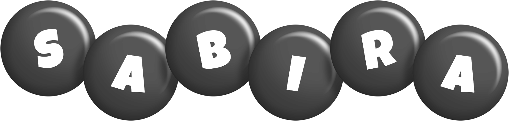 Sabira candy-black logo