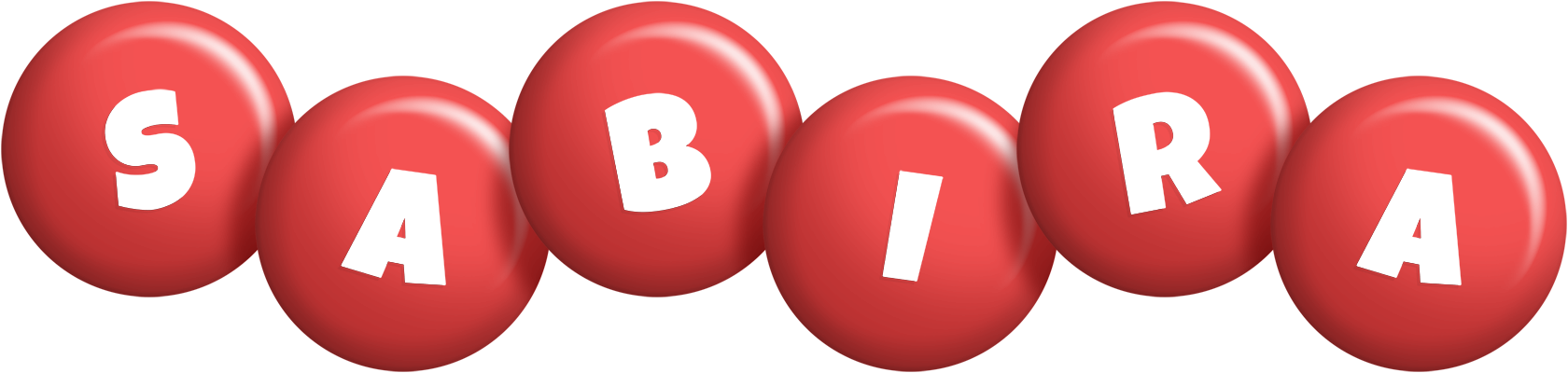 Sabira candy-red logo
