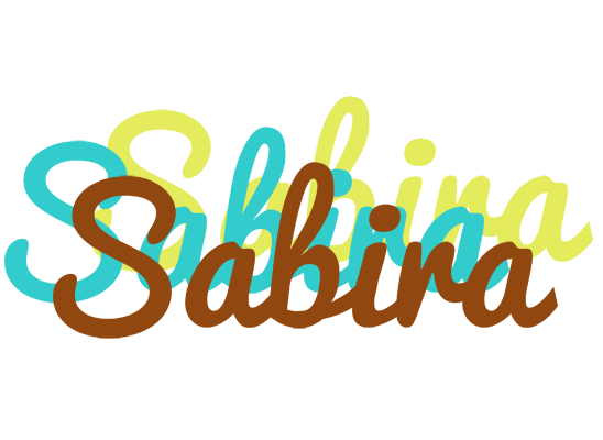 Sabira cupcake logo