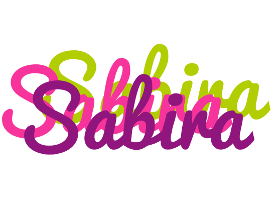 Sabira flowers logo