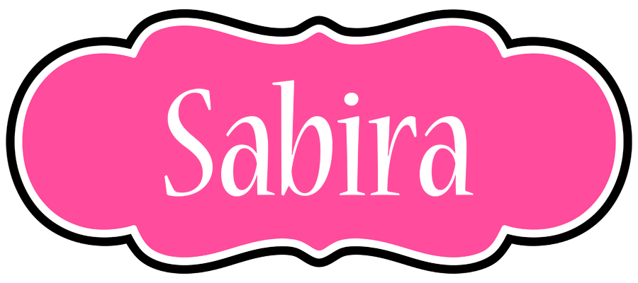 Sabira invitation logo