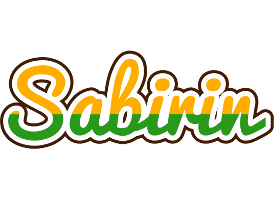 Sabirin banana logo