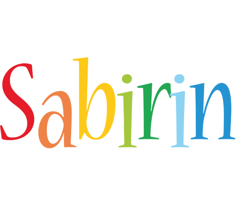 Sabirin birthday logo