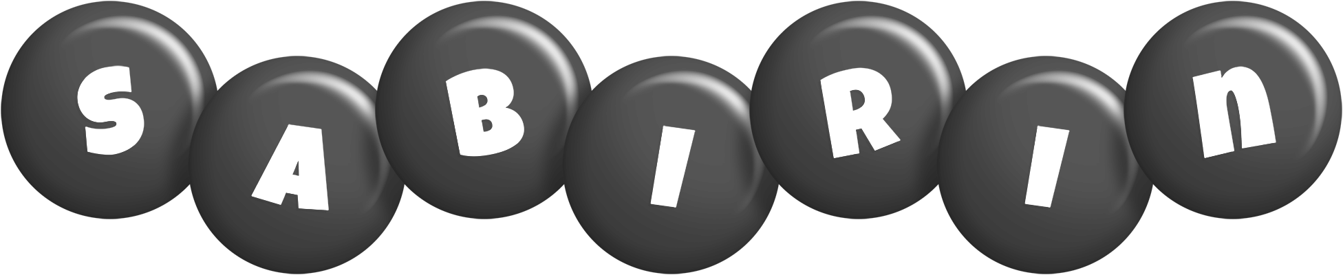 Sabirin candy-black logo