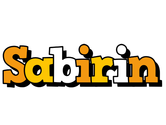 Sabirin cartoon logo