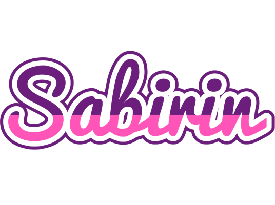 Sabirin cheerful logo
