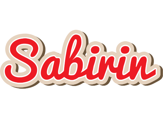 Sabirin chocolate logo