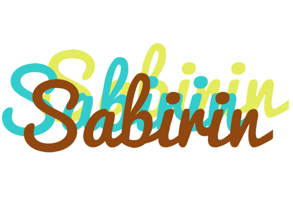 Sabirin cupcake logo