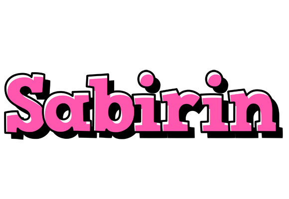 Sabirin girlish logo