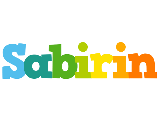 Sabirin rainbows logo