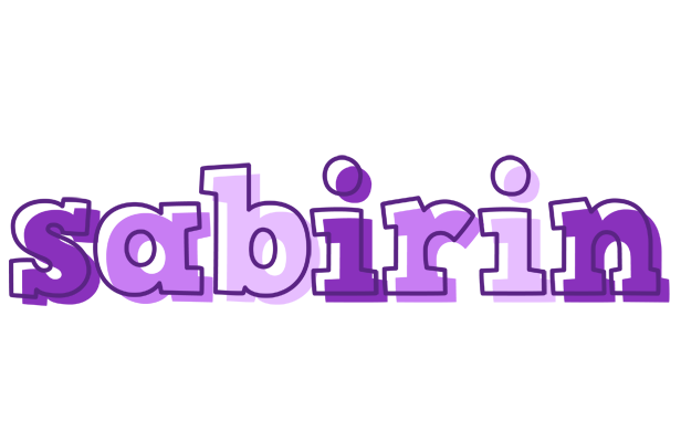 Sabirin sensual logo