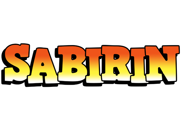 Sabirin sunset logo
