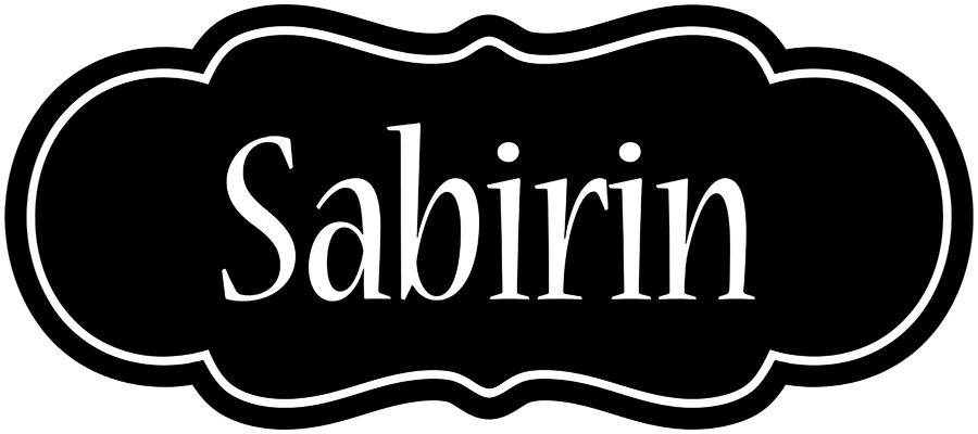 Sabirin welcome logo