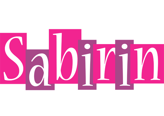 Sabirin whine logo