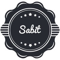 Sabit badge logo