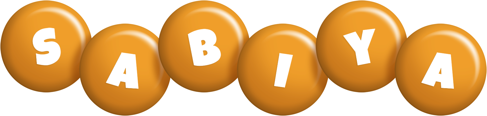 Sabiya candy-orange logo