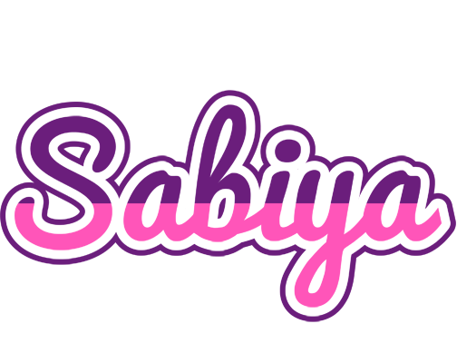 Sabiya cheerful logo