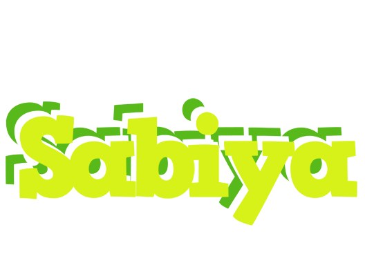 Sabiya citrus logo