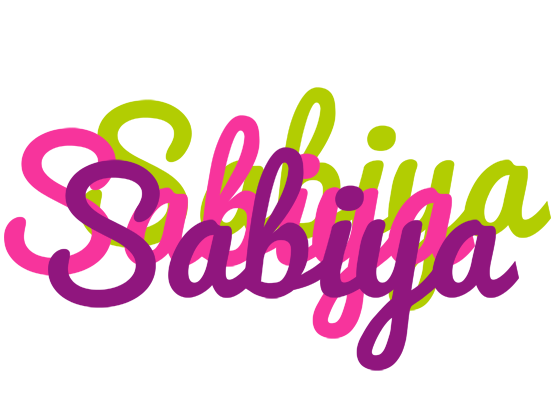 Sabiya flowers logo