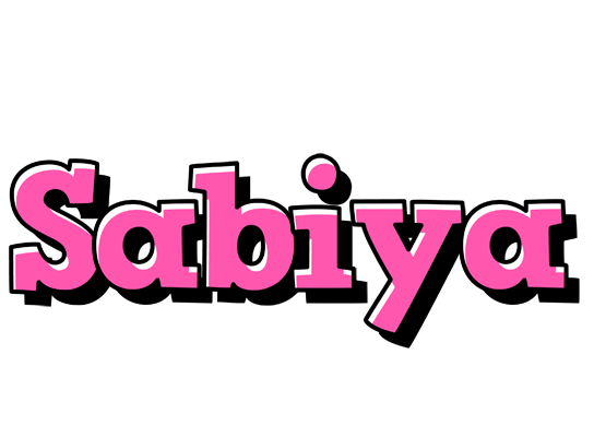 Sabiya girlish logo