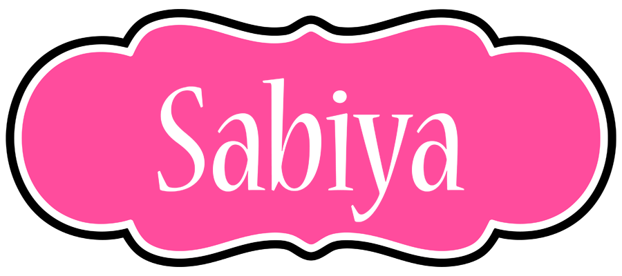 Sabiya invitation logo