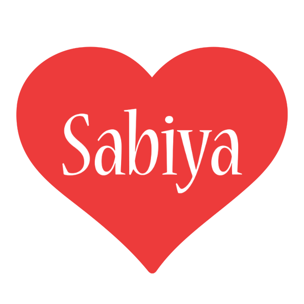 Sabiya love logo