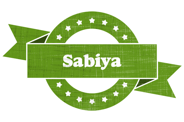 Sabiya natural logo