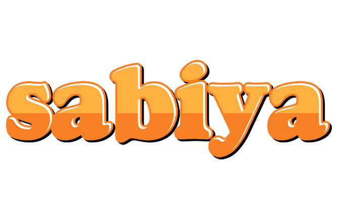 Sabiya orange logo
