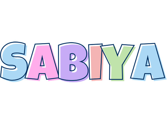 Sabiya pastel logo