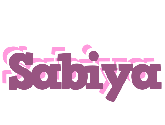 Sabiya relaxing logo