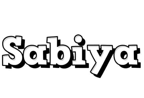 Sabiya snowing logo
